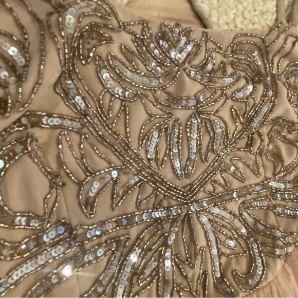 Maya sequined ASOS Maxi dress US 6 Blush - Picture 5 of 10